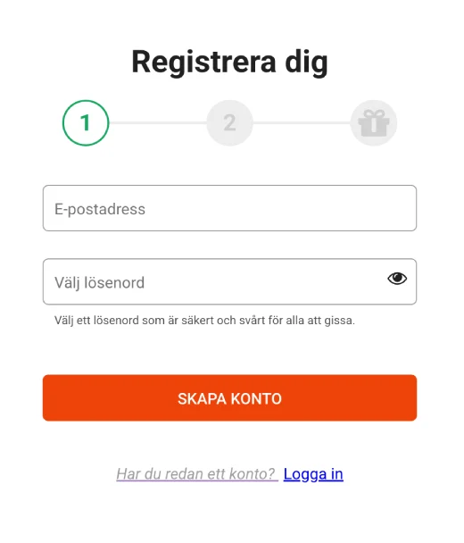 Så registrerar du dig hos LeoVegas